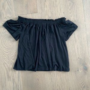 Black Wilfred off the shoulder top